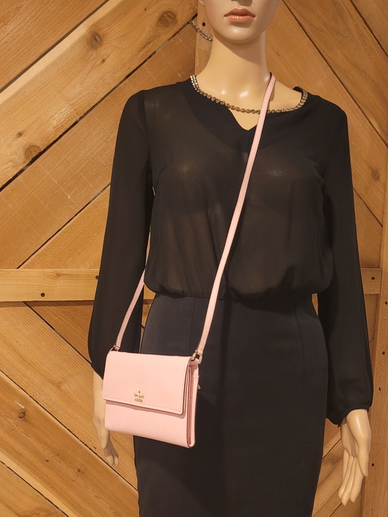 kate spade Handbags - kate spade Pink Saffiano Leather Crossbody Bag